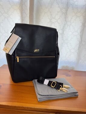 Freshly Picked Ebony Black Classic Diaper Bag